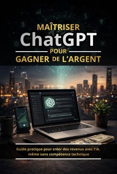Couverture du livre Maîtriser ChatGPT pour gagner de l'argent
