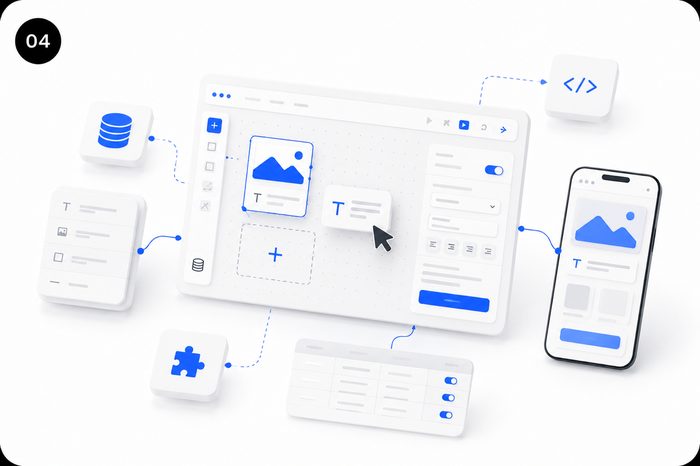 Illustration — 04 Applications internes NoCode